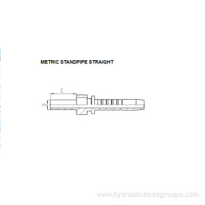 Metric Standpipe Straight 50011